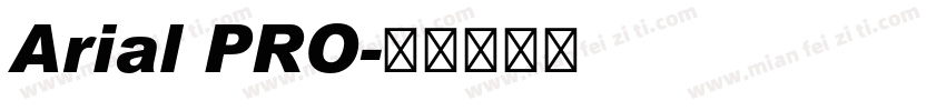 Arial PRO字体转换